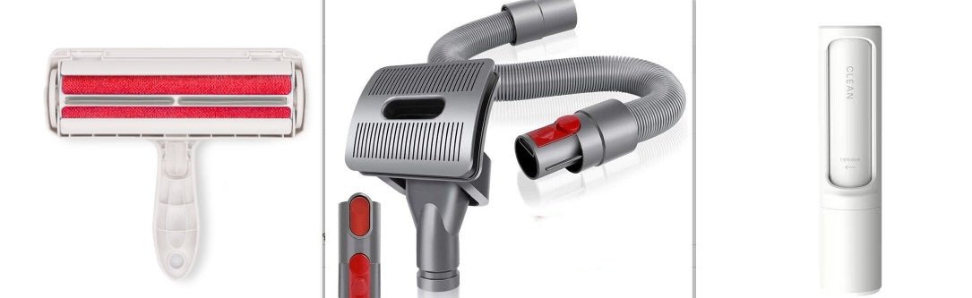 2 - 1 Reusable Pet Hair Remover Brush Lint Roller Portable Effective Self Cleaning Tool for Cat Dog Fur Hair Dust Removal Brush - XAVEROBlue