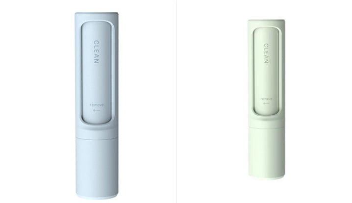 2 - 1 Reusable Pet Hair Remover Brush Lint Roller Portable Effective Self Cleaning Tool for Cat Dog Fur Hair Dust Removal Brush - XAVEROSet