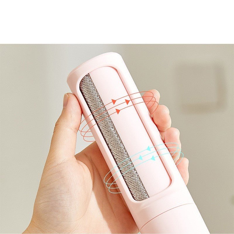 2 - 1 Reusable Pet Hair Remover Brush Lint Roller Portable Effective Self Cleaning Tool for Cat Dog Fur Hair Dust Removal Brush - XAVEROBlue