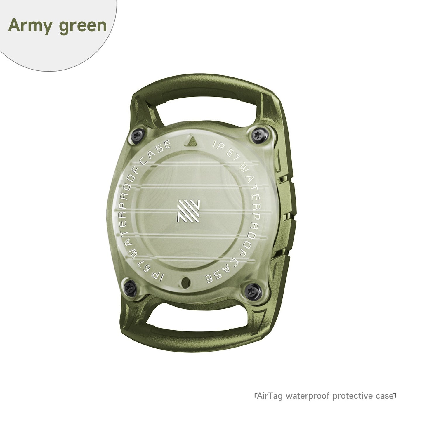 Airtag Seal Waterproof Protective Case Drop - resistant Anti - lost Tracker Protective Case - XAVEROArmy Green
