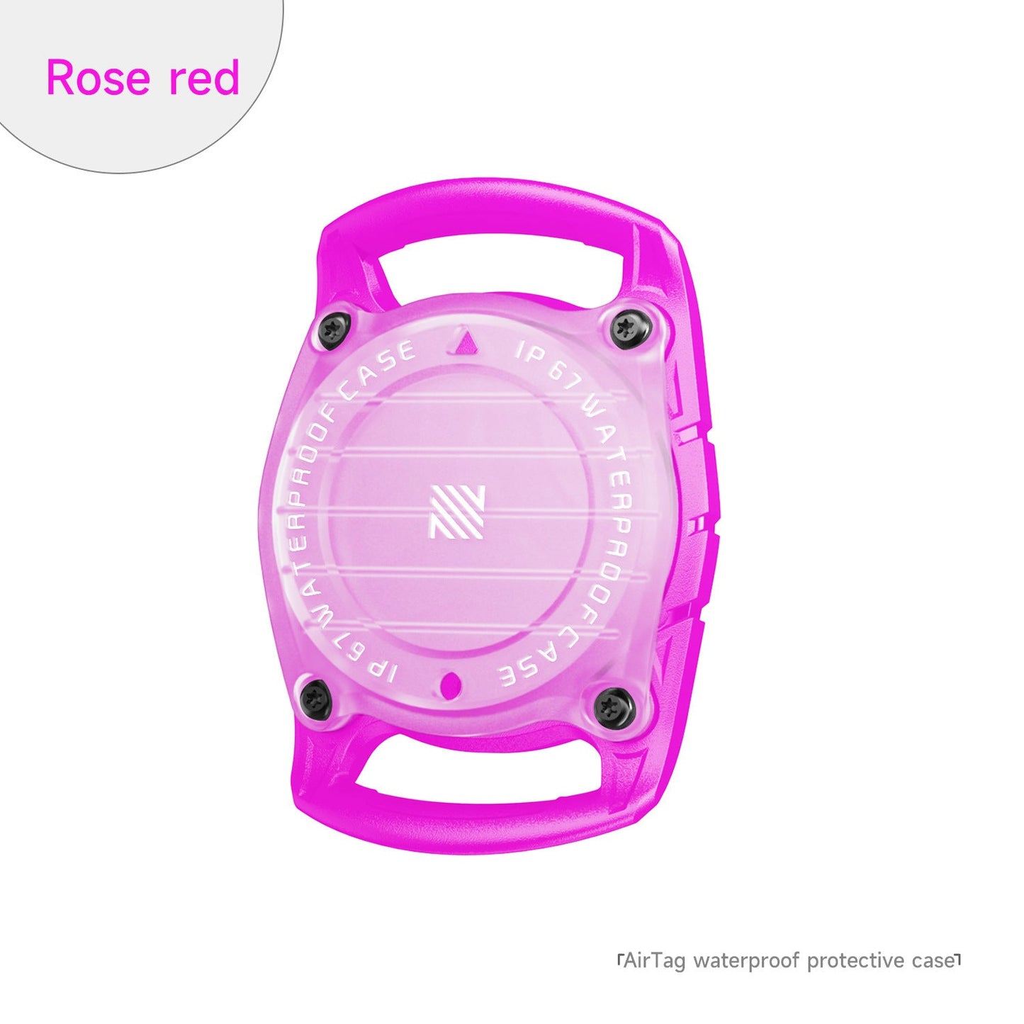 Airtag Seal Waterproof Protective Case Drop - resistant Anti - lost Tracker Protective Case - XAVERORose Red