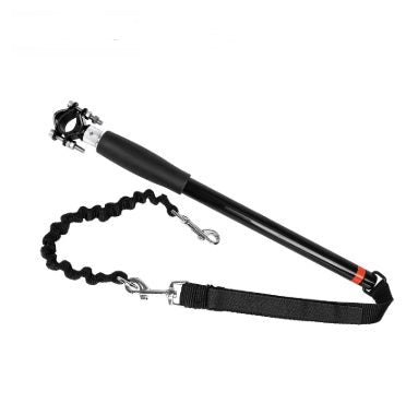 Bicycle Walking Dog Leash Dog Chain Loading and Unloading Leash Dog Dog Leash - XAVEROBlack