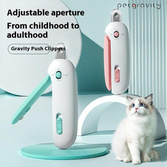 Cat Nail Scissors With Gravity Push Scissors - XAVEROChinese Version Packaging