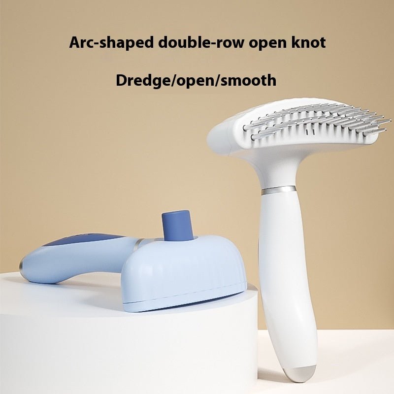 Cleaning Supplies Napping Hair Removal Comb Double Row Napping Pet Comb - XAVERO