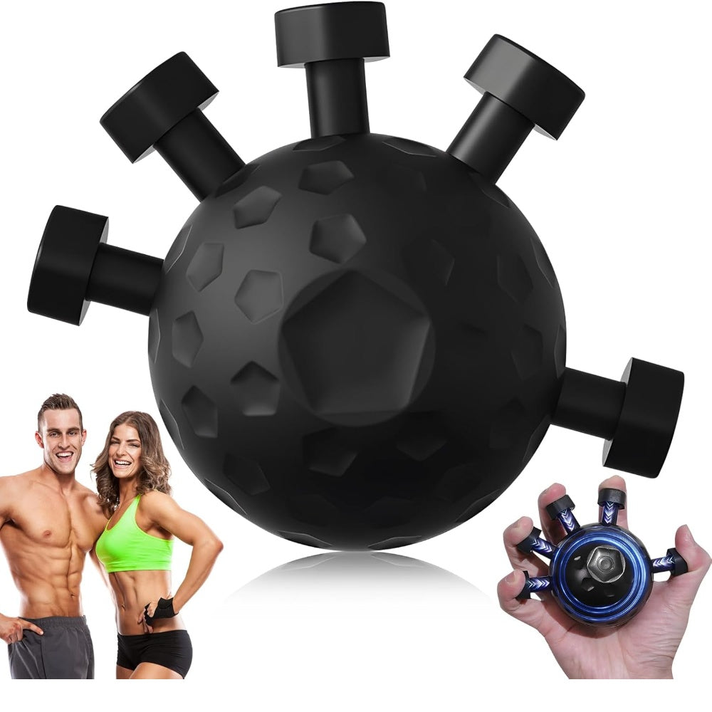 Finger Gym Hand Strengthener Grip Adjustable Resistance Hand Balls Gripper Exerciser For Forearm Strength Climbing Training