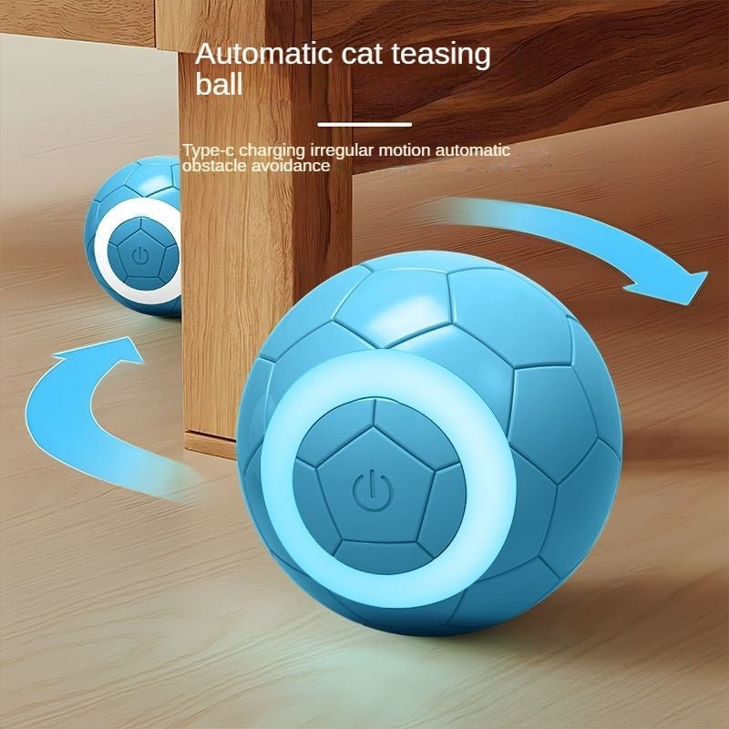Gravity Funny Cat Electric Pet Toy Ball - XAVEROUpgradedblue