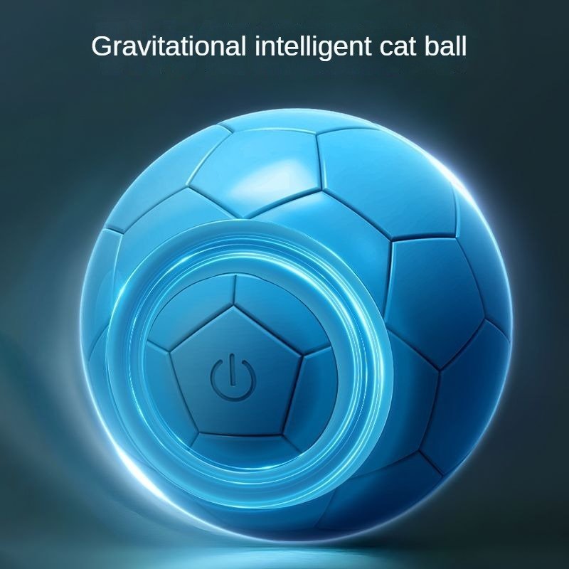 Gravity Funny Cat Electric Pet Toy Ball - XAVEROUpgradedblue