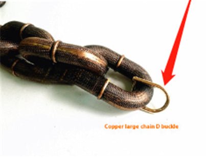 Plastic Thick Dog Leash Large Iron Chain Hand Holding Rope - XAVEROAntique Silver Thick 1.5 M