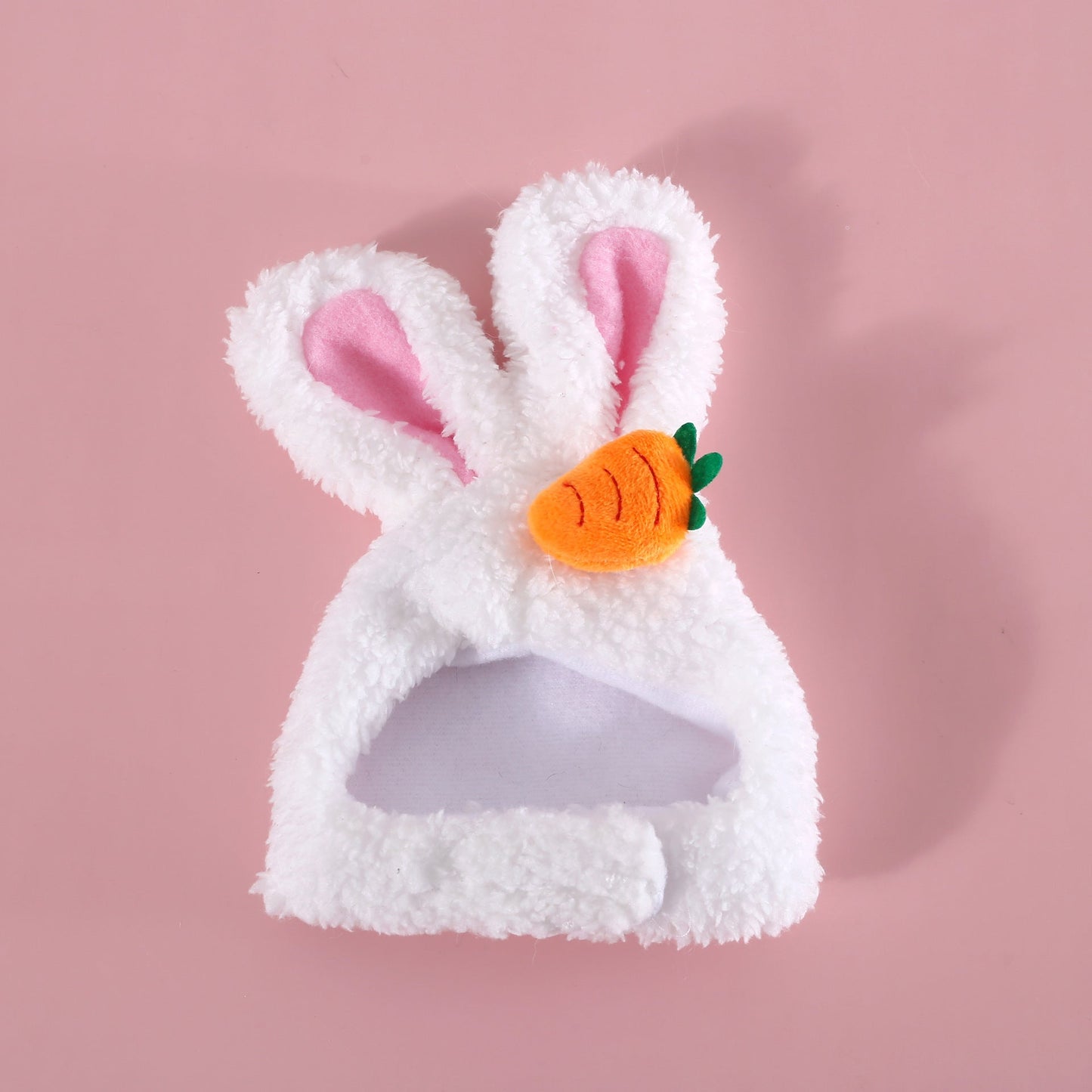 Plush Cartoon Cat Dog Rabbit Ears Cute Easter Decoration Hat Head Cover Pets Products - XAVEROCarrot rabbit hat